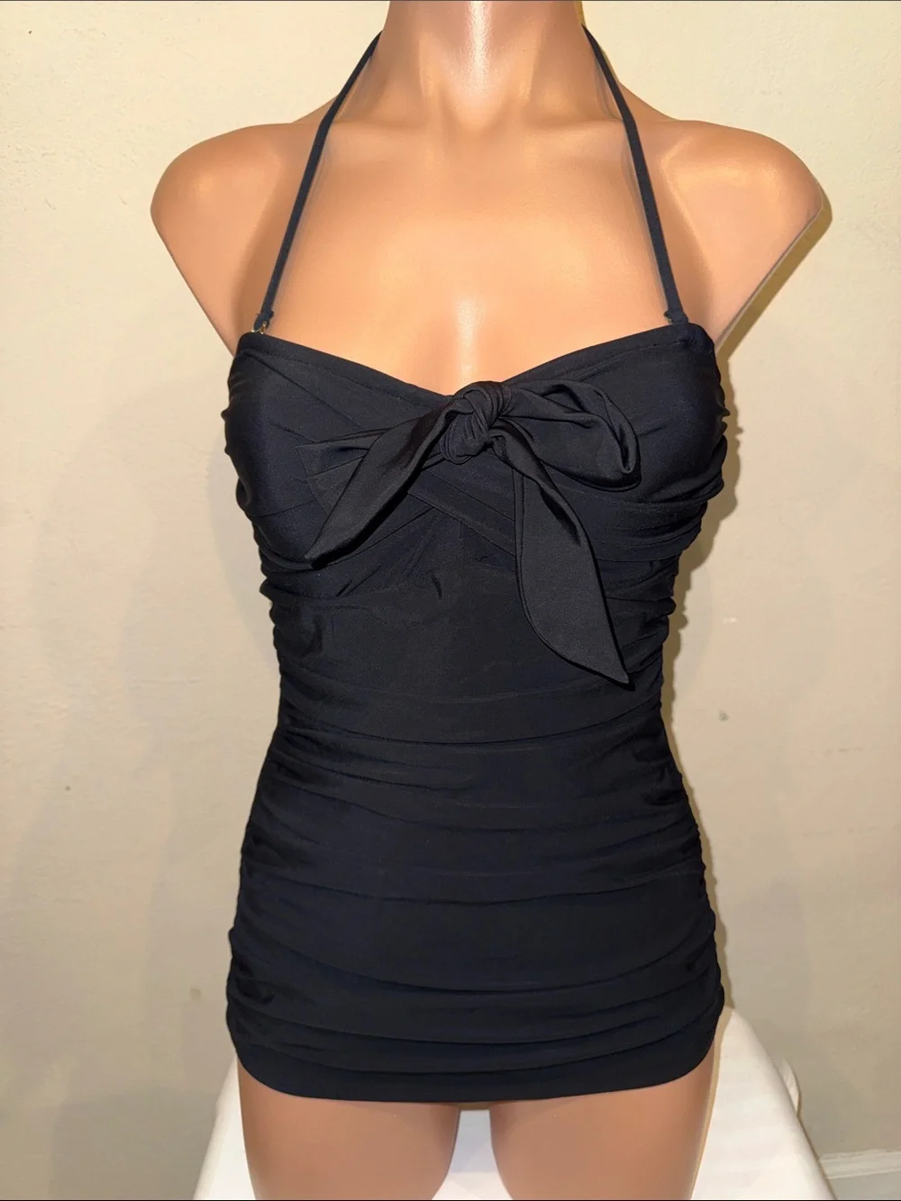 Swim solutions one piece bandeau swimsuit size 8 - Picture 2 of 3